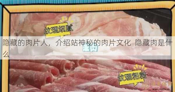 隐藏的肉片人，介绍站神秘的肉片文化  隐藏肉是什么